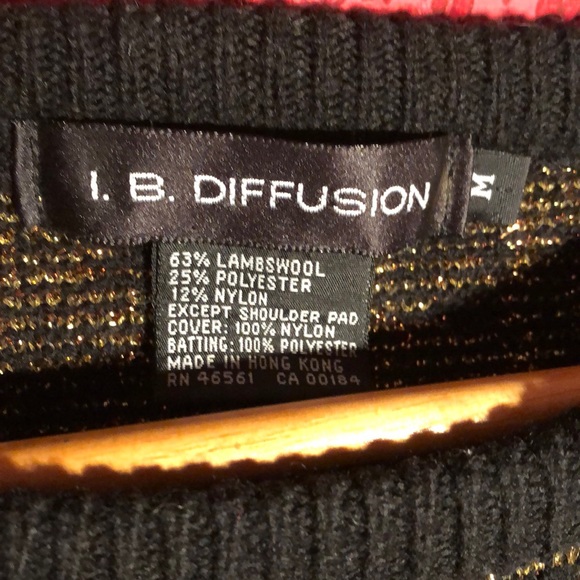 Vintage I.B. Diffusion sweater 🐆 - Picture 3 of 4